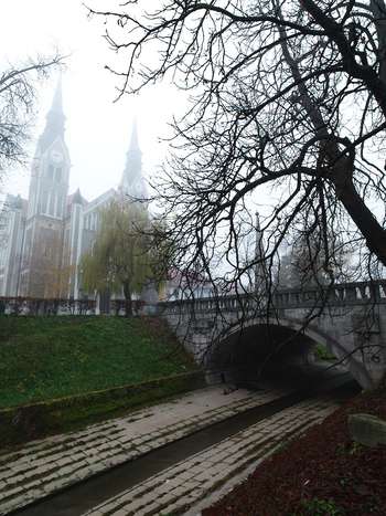 Plečnikova vodna os, vodstvo z Ano Porok