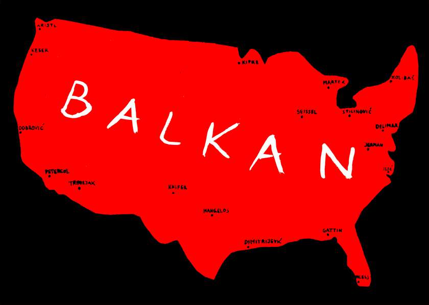 Vlado Martek, Untitled (USA - Balkan), 1996