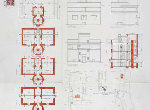 Plan for Villa Rothmayer in Prague