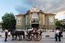 Carriage with Cankar's hat linked two exhibitions dedicated to Slovenian literary giant