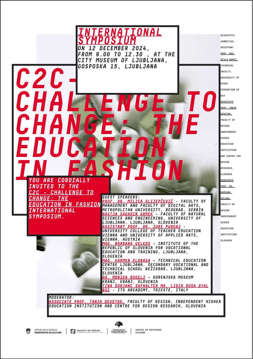 Mednarodni simpozij C2C - Challenge to Change: The Education in Fashion