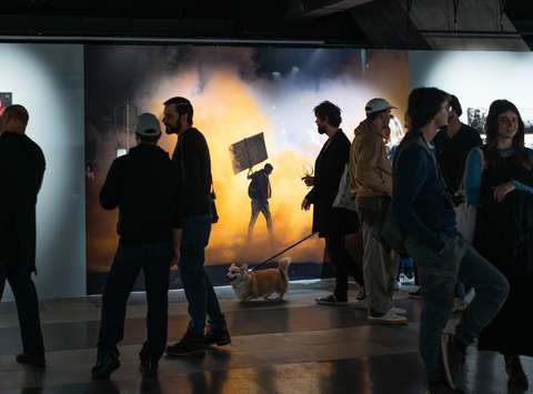 Razstava slovenske protestne fotografije Naša last, Galerija Jakopič, 2024