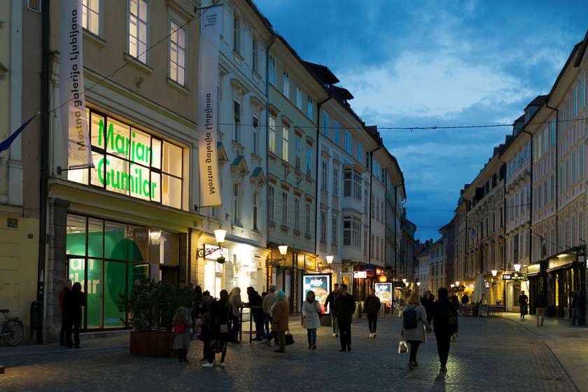 Odprtje razstave Marjana Gumilarja